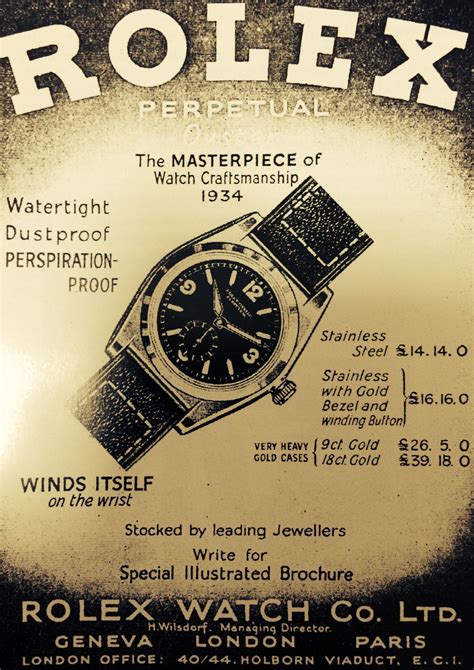 rolex vintage ads